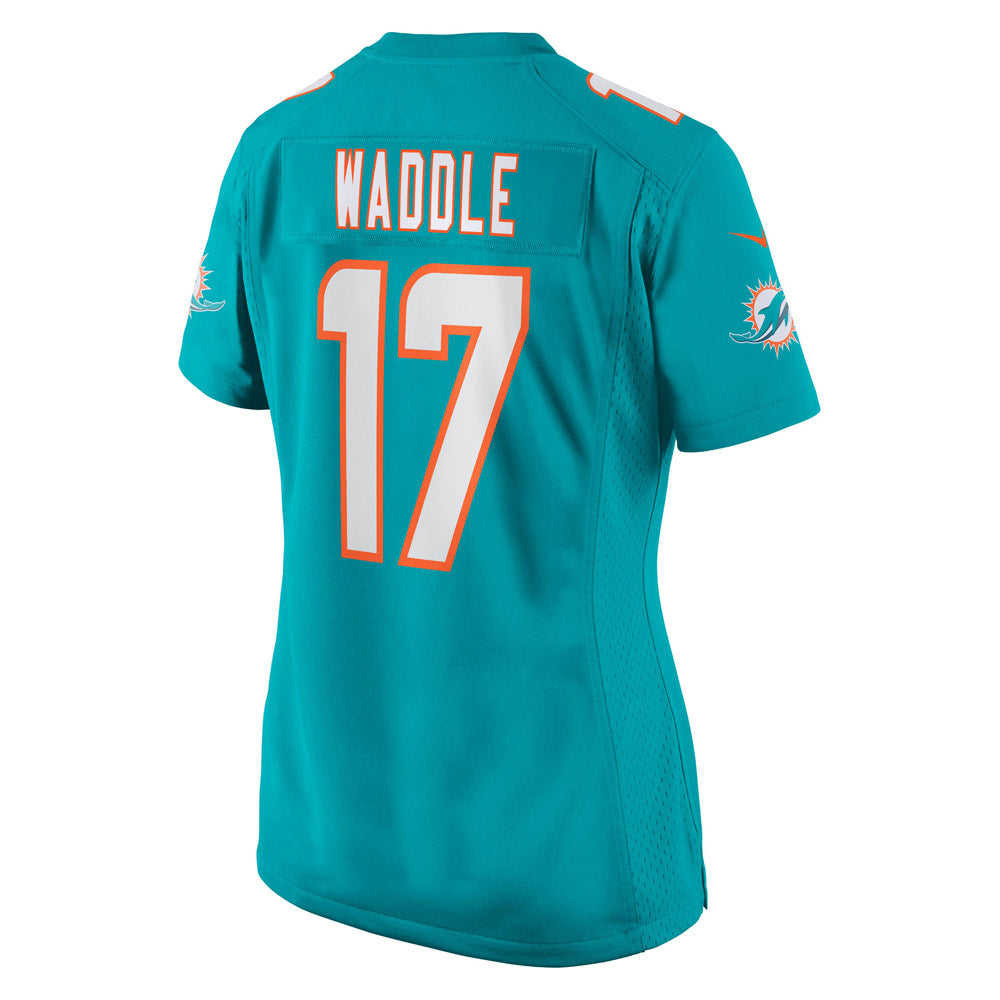 Women's Miami Dolphins Jaylen Waddle Game Player Jersey Aqua