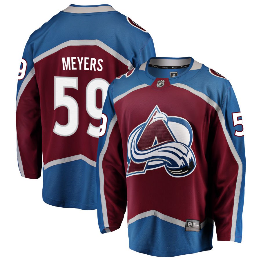 Colorado Avalanche #59 Ben Meyers Red Home Authentic Pro Jersey